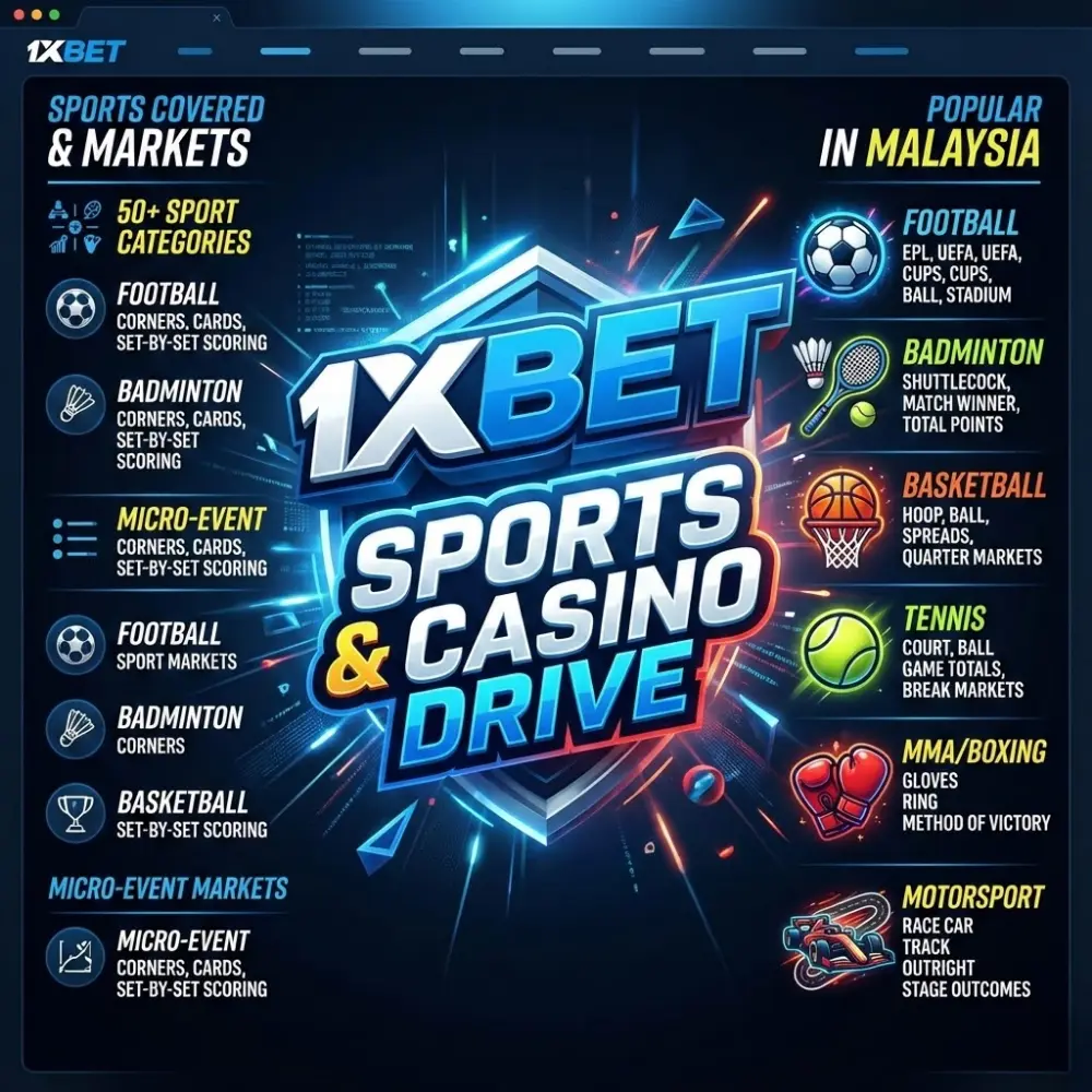 Sports Covered and Betting Markets Available